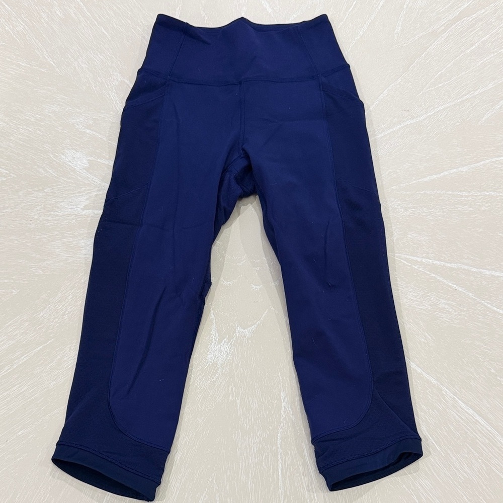 Lululemon Blue Leggings Size 4